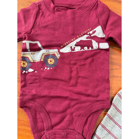 Carter’s Night Time Explorer Bodysuit and Pants Set 12m - Picture 4 of 5